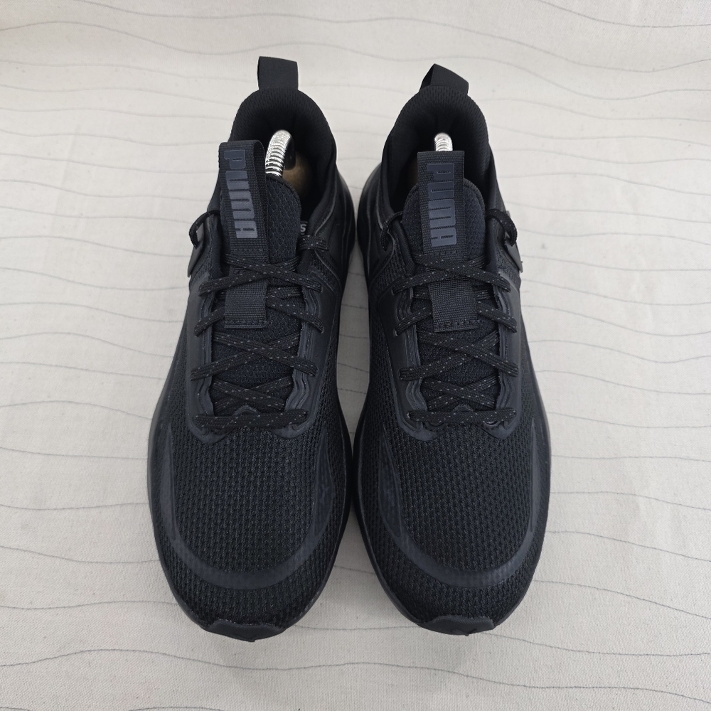 Puma Mens Cell Thrill Tripple Black Running Sneakers Shoes 310168-01 Sz 7.5 NEW - Picture 3 of 11